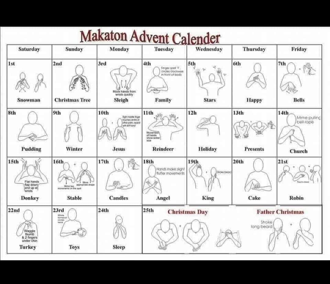 Makaton Advent Calendar